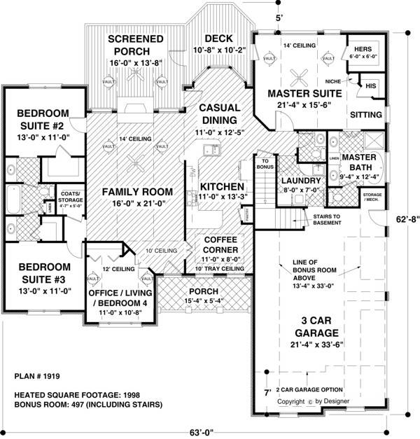 Floorplan image of The Parklane House Plan